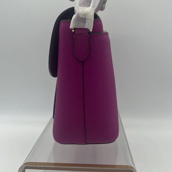 Kate Spade Elsie Pebbled Leather Crossbody Baja Rose - Picture 5 of 14